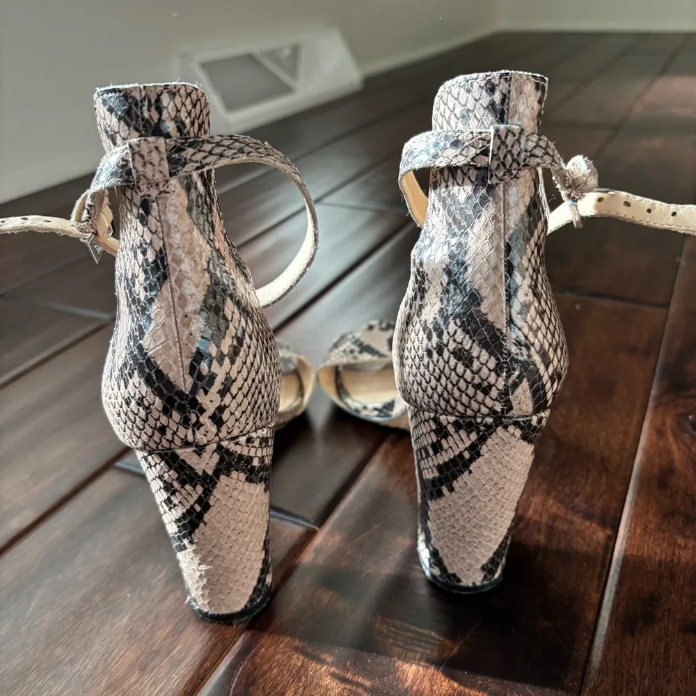 Vince Camuto Snakeskin Heels - Picture 4 of 6